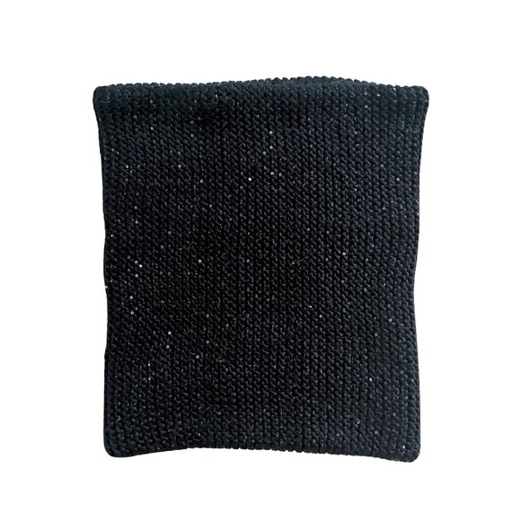 kate spade Accessories - Kate Spade Sequin Knit Neck Warmer Black Infinity Scarf $98 MSRP NWT